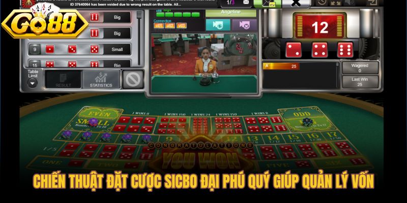 Kỷ luật vốn và giới hạn dừng lỗ khi chơi sicbo Đại Phú Quý