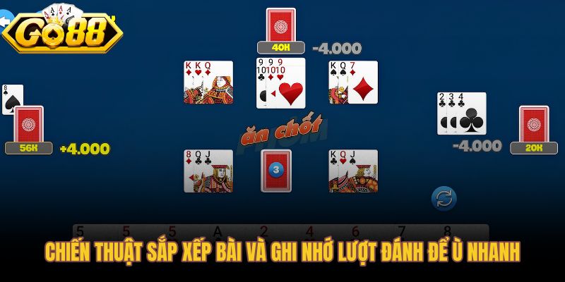 Chiến thuật xếp tay và ghi nhớ quân lộ trong bài phỏm