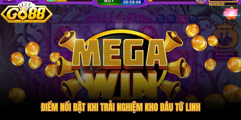 Trải nghiệm kho báu Tứ Linh với giao diện rõ ràng và bảo mật tài khoản