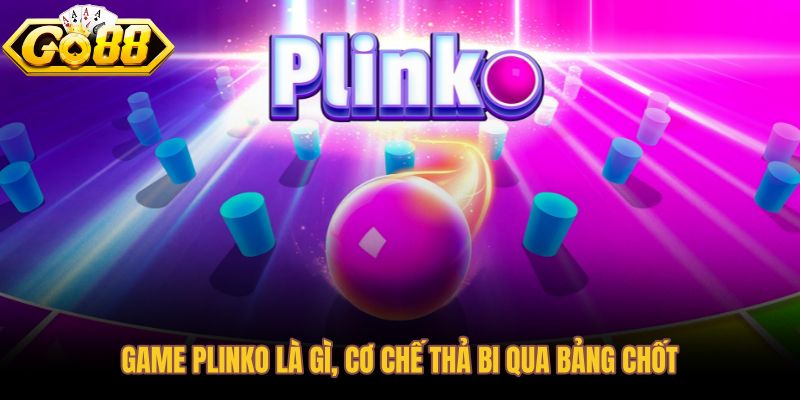 Cơ chế thả bi trong game plinko qua từng hàng chốt ngẫu nhiên