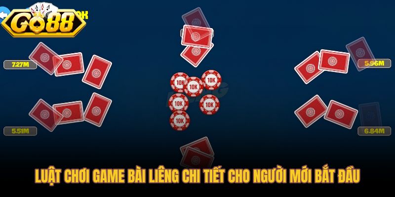 Luật game bài liêng 3 lá với quy trình chia lá và tính điểm
