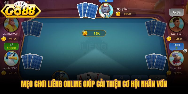 Chiến thuật quản lý vốn và tố đúng lúc trong game bài liêng online