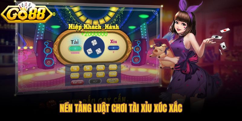 Luật tài xỉu xúc xắc với quy tắc tổng điểm và cửa cược