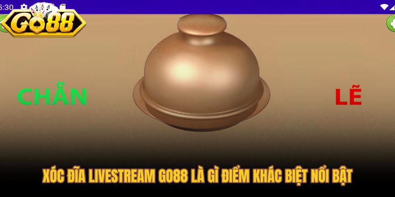 Xóc đĩa livestream Go88 với dealer người thật và nhịp lượt rõ ràng